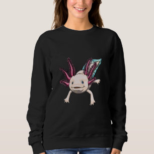 Axolotl hjärta regnbåge kvinnor mexikansk fisk   a t shirt