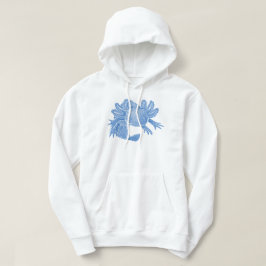 Axolotl-hoodie - BLÅ Hoodie