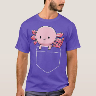 Axolotl i Pocket Kawaii Cute Anime Pet Gifts T Shirt