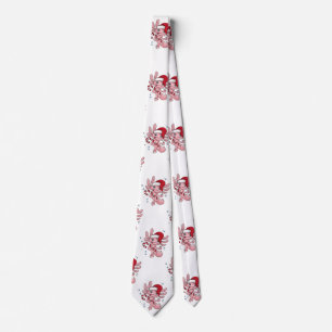 Axolotl jul Candycane Neck Tie Slips