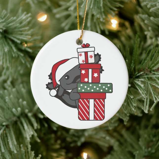 Axolotl jul Gift Winter Animals Axolotl Julgransprydnad Keramik (Träd)