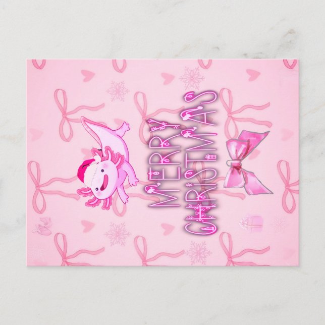 Axolotl jul  vykort (Framsida)