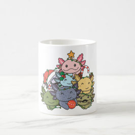 Axolotl Julgran Funny Djurjul Kaffemugg