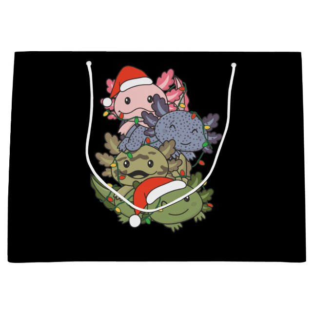 Axolotl Julgran jul Animals Axolotls (Framsidan)