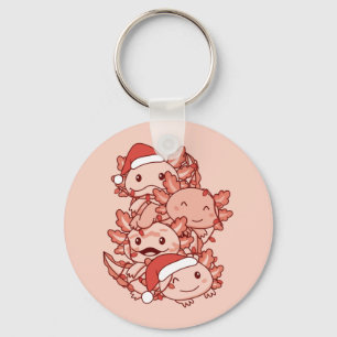 Axolotl Julgran jul Animals Axolotls Nyckelring