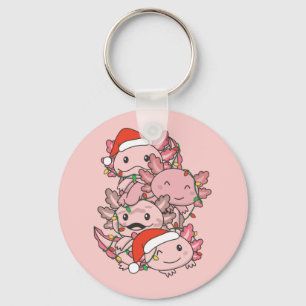 Axolotl Julgran jul Animals Axolotls Nyckelring