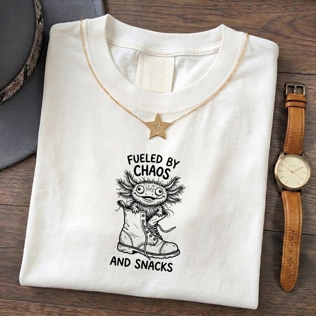 Axolotl Kaos Roligt T-Shirt Citat (Skapare uppladdad)