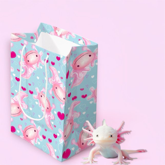 Axolotl Kärlek rosa (Skapare uppladdad)
