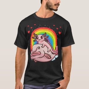 Axolotl Kawaii Blobfish T Shirt