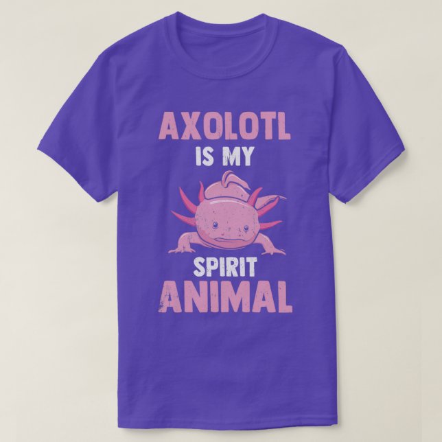 Axolotl Larve Kufffig Aquarium Moch LagerGift 1 T Shirt (Design framsida)