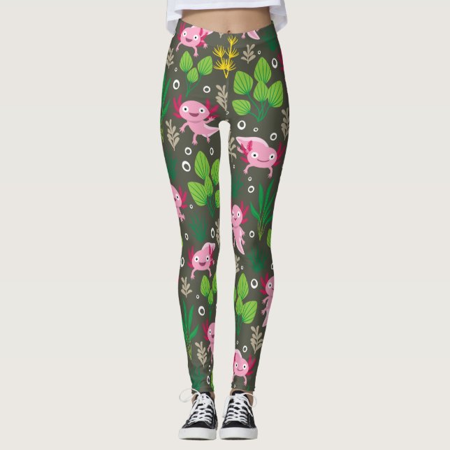 Axolotl Leggings (Framsida)