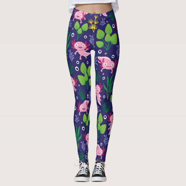 Axolotl Leggings (Framsida)