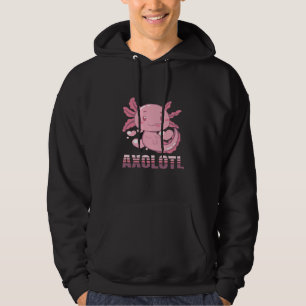 Axolotl lekt Terrarium Cute Animal Djurälskare Hoodie
