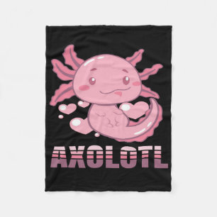Axolotl lekt Terrarium Cute-Djurälskare Fleecefilt