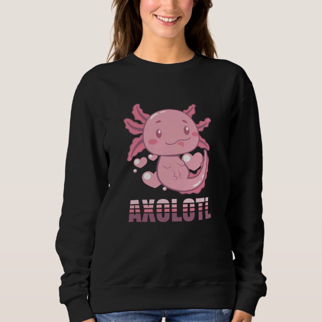 Axolotl lekt Terrarium T Shirt (Framsida)
