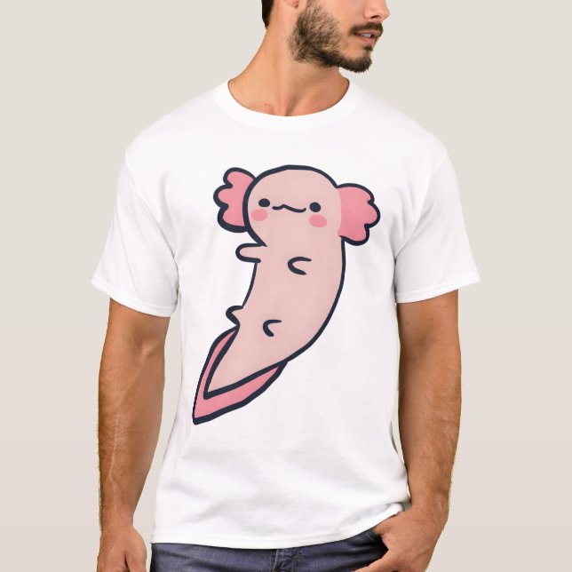 Axolotl Magic T Shirt (Framsida)