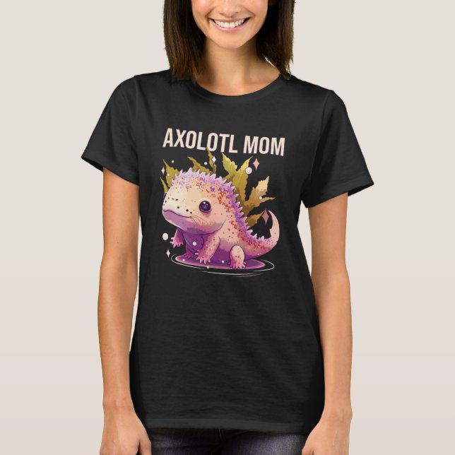 Axolotl Mamma Amphibian Mexican Walking Fish Best  T Shirt (Framsida)