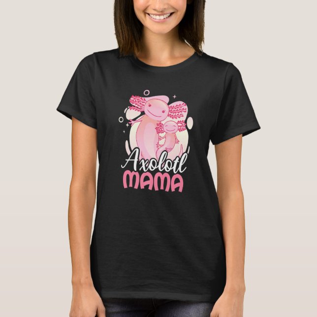 Axolotl Mamma T Shirt (Framsida)