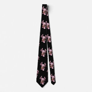Axolotl med gitar slips