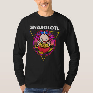 Axolotl Mexican Salamander Relaxolotl Cute Snaxolo T Shirt