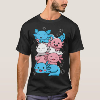 Axolotl Mexikansk Salamander Rolig Axolotl T Shirt