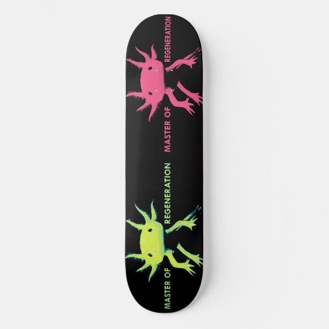 axolotl mini skateboard bräda 18,5 cm (Framsida)