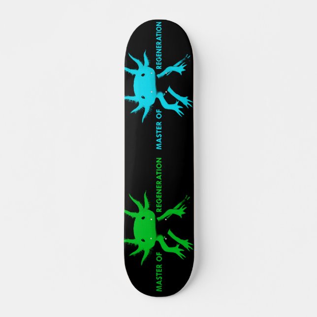 axolotl mini skateboard bräda 18,5 cm (Framsida)