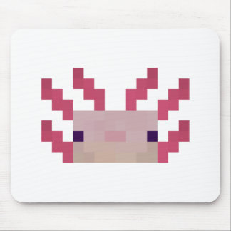 Axolotl - minimalt pixel musmatta