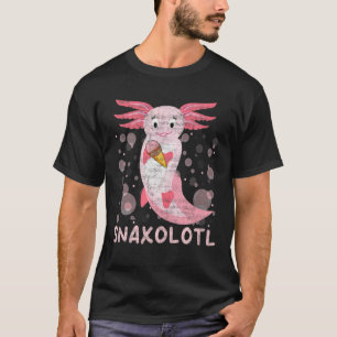 AXOLOTL-MJUKISDJUR OCH SNACKER ÄLSKARE T SHIRT