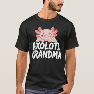 Axolotl Mormor Söt Axolotl Älskare T-Shirt