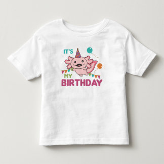 Axolotl Önskemål Det är min födelsedagskalas Axolo T Shirt