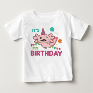 Axolotl Önskemål Det är min födelsedagskalas Axolo T Shirt