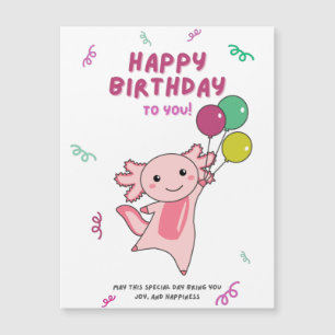 Axolotl Önskemål Grattis på födelsedagen till dig