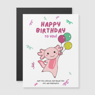 Axolotl Önskemål Grattis på födelsedagen till dig