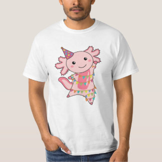 Axolotl Önskemål Grattis på födelsedagen till dig T Shirt