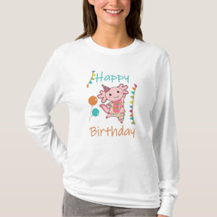 Axolotl Önskemål Grattis på födelsedagen till dig T Shirt