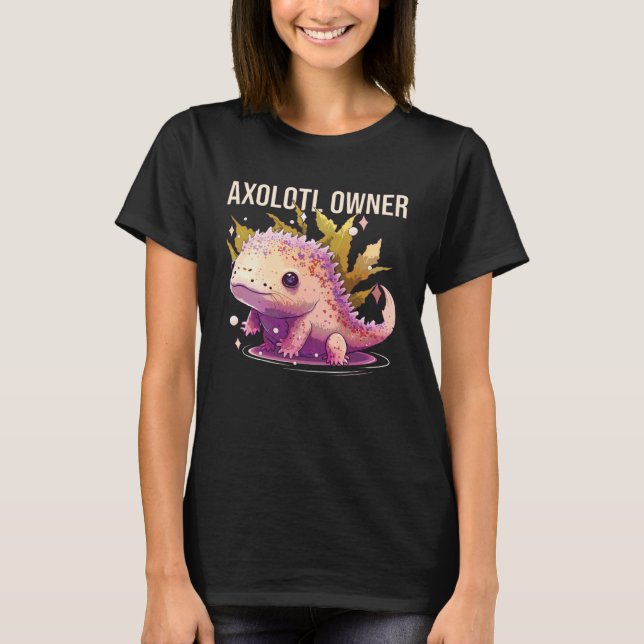 Axolotl Owner Salamander Amphibian Mexican Walking T Shirt (Framsida)