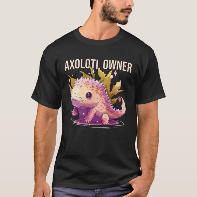 Axolotl Owner Salamander Amphibian Mexican Walking T Shirt (Framsida)