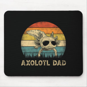 Axolotl Pappa Axolotl Älskare pappa Fars dag Musmatta