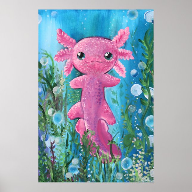 Axolotl Poster (Framsidan)