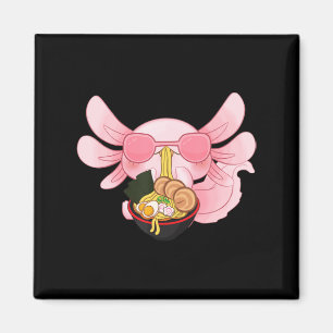 Axolotl Ramen Kawaii Japanska Anime Noodle Gift Wo Magnet