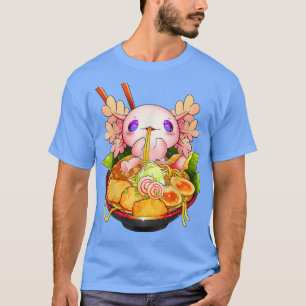 Axolotl Ramen Kawaii Japanska Anime Noodle Gift Wo T Shirt