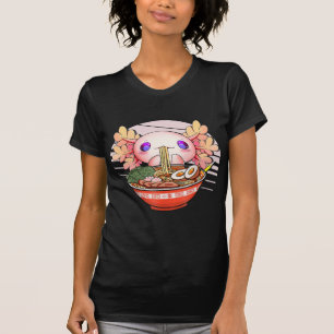 Axolotl Ramen Noodles Japanska Kawaii Anime Otaku T Shirt