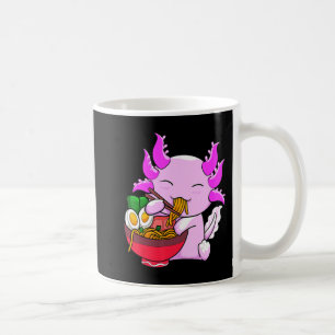 Axolotl Ramen Noodles Japanska Otaku Kawaii Anime Kaffemugg