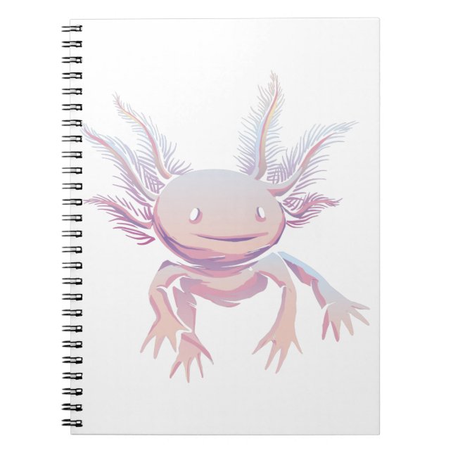 Axolotl Realistic Anteckningsbok (Framsidan)