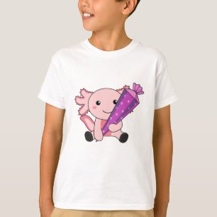 Axolotl School Enrollment Kita 2021 Schoolchild T Shirt