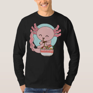Axolotl Shirt Ramen Bowl Japanska Noodles Axolotl T