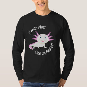 Axolotl Smile Alotl som en Axolotl Kids Cute T Shirt