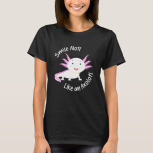 Axolotl Smile Alotl som en Axolotl Kids Cute T Shirt