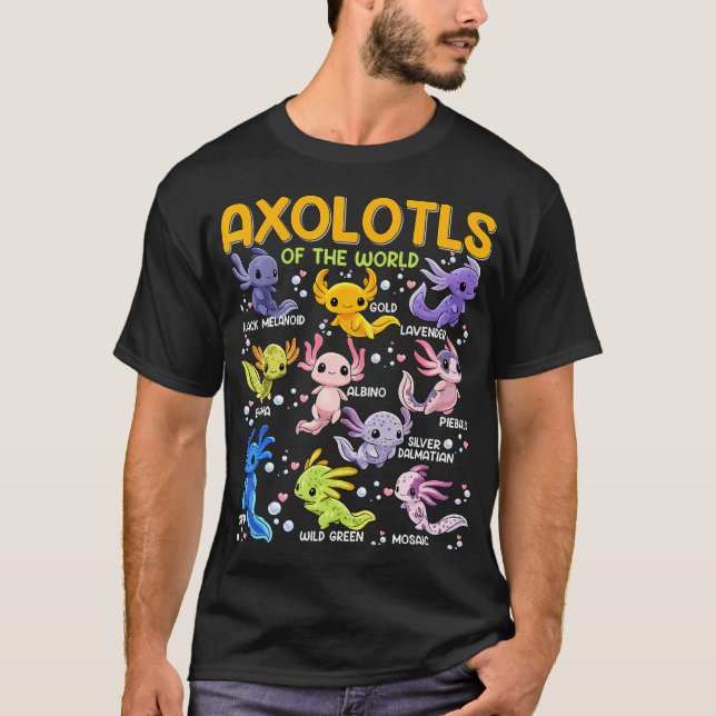Axolotl T Shirt (Framsida)